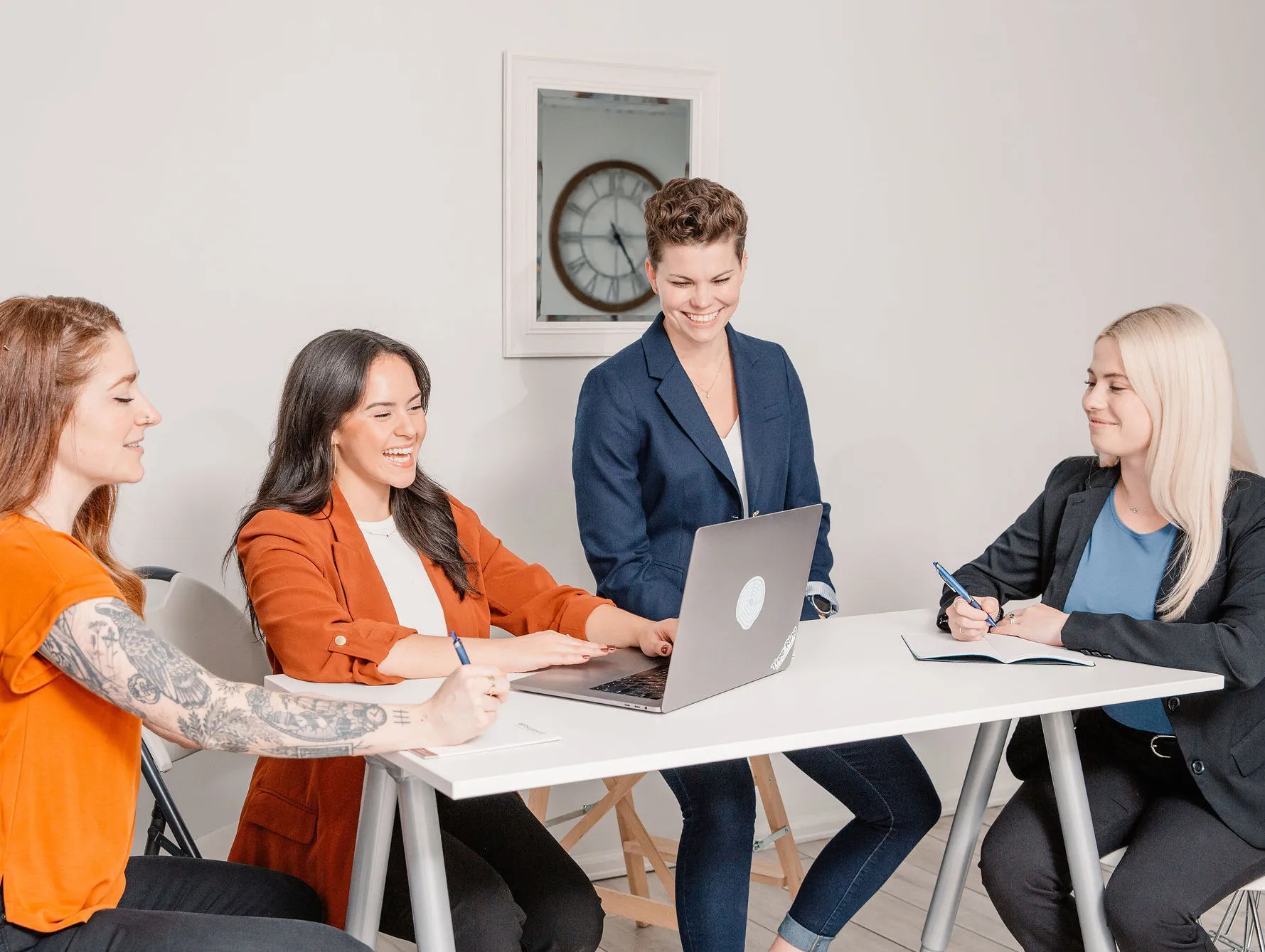 The Tree Ring Digital team working through a strategy session in the Denver office
