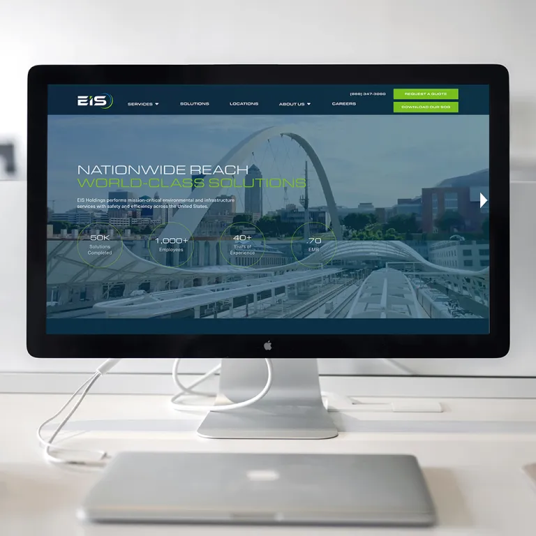 EIS Holdings, website development by Tree Ring Digital