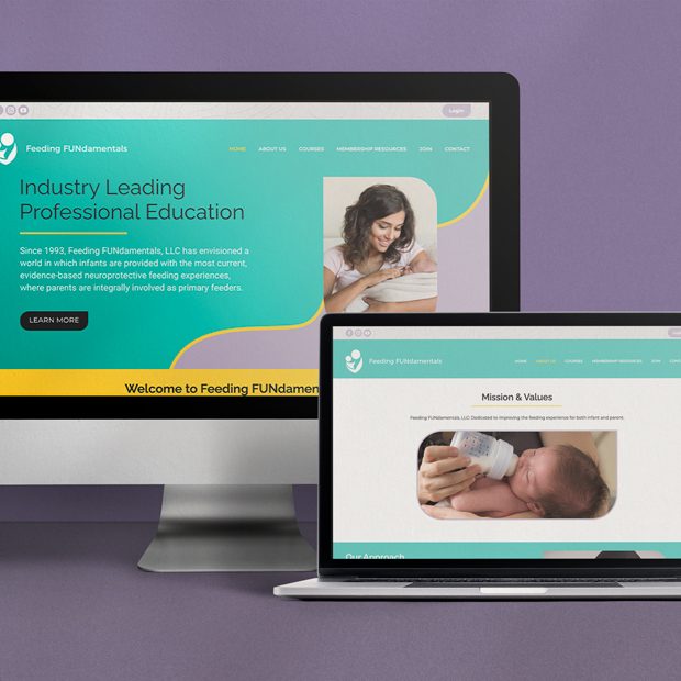 Feeding Fundamentals, brand and learning platform by Tree Ring Digital