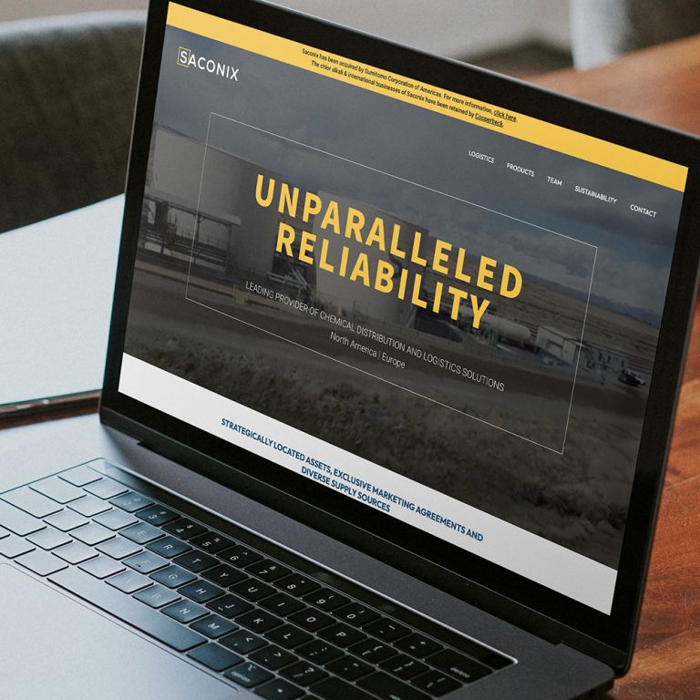 Saconix, website development by Tree Ring Digital